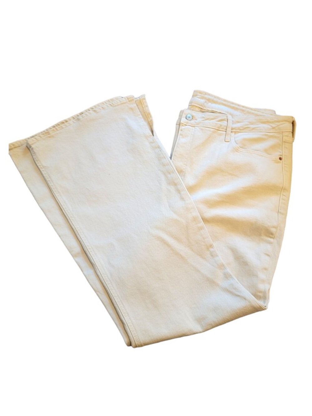 Old Navy Jeans Womans High Rise Flare Leg Bone Color Size 20 NWT JJ3093 - Picture 2 of 10